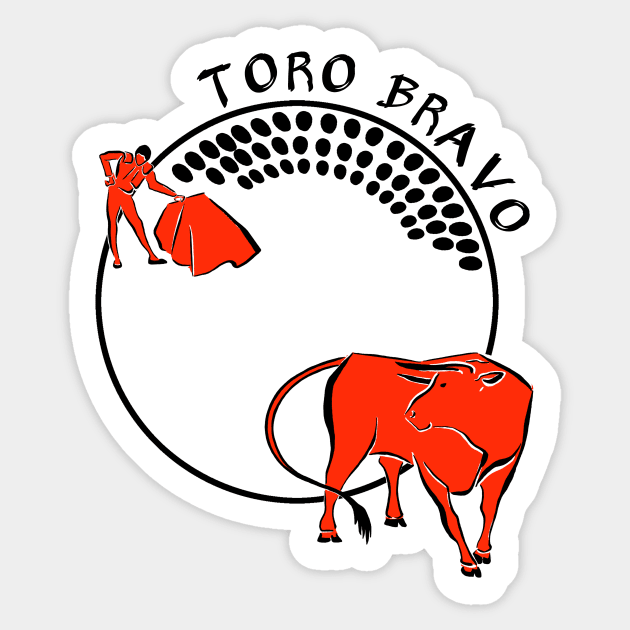 bullfighting Sticker by VicaVeresk